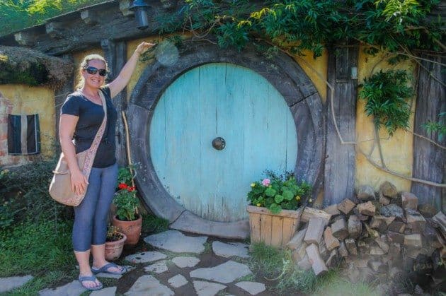 Lina Stock at Hobbiton New Zealand