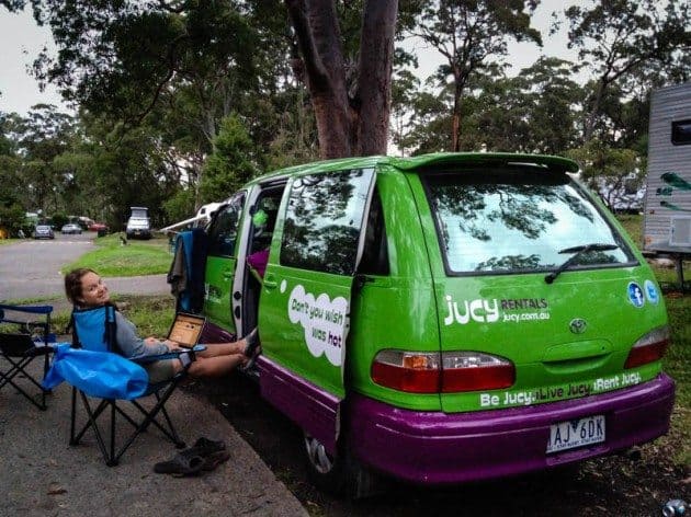 Jucy Campervan Australia