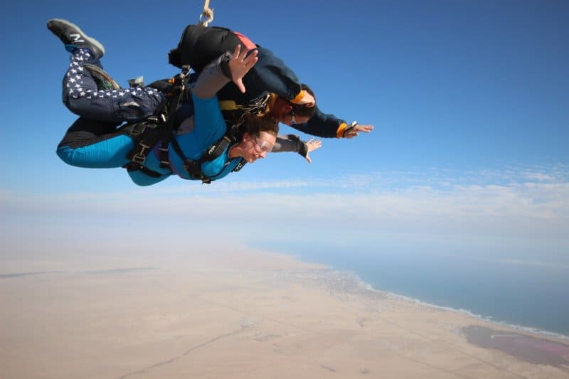Skydiving Namibia Africa