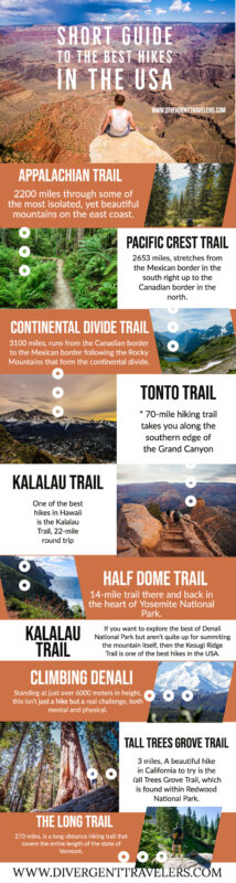 Short Guide to the Best Hikes in the USA By Americas Adventure Couple The 8 Wonders of the World