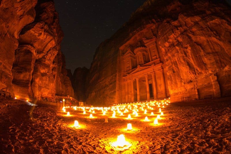 Petra by Night Treasury Jordan