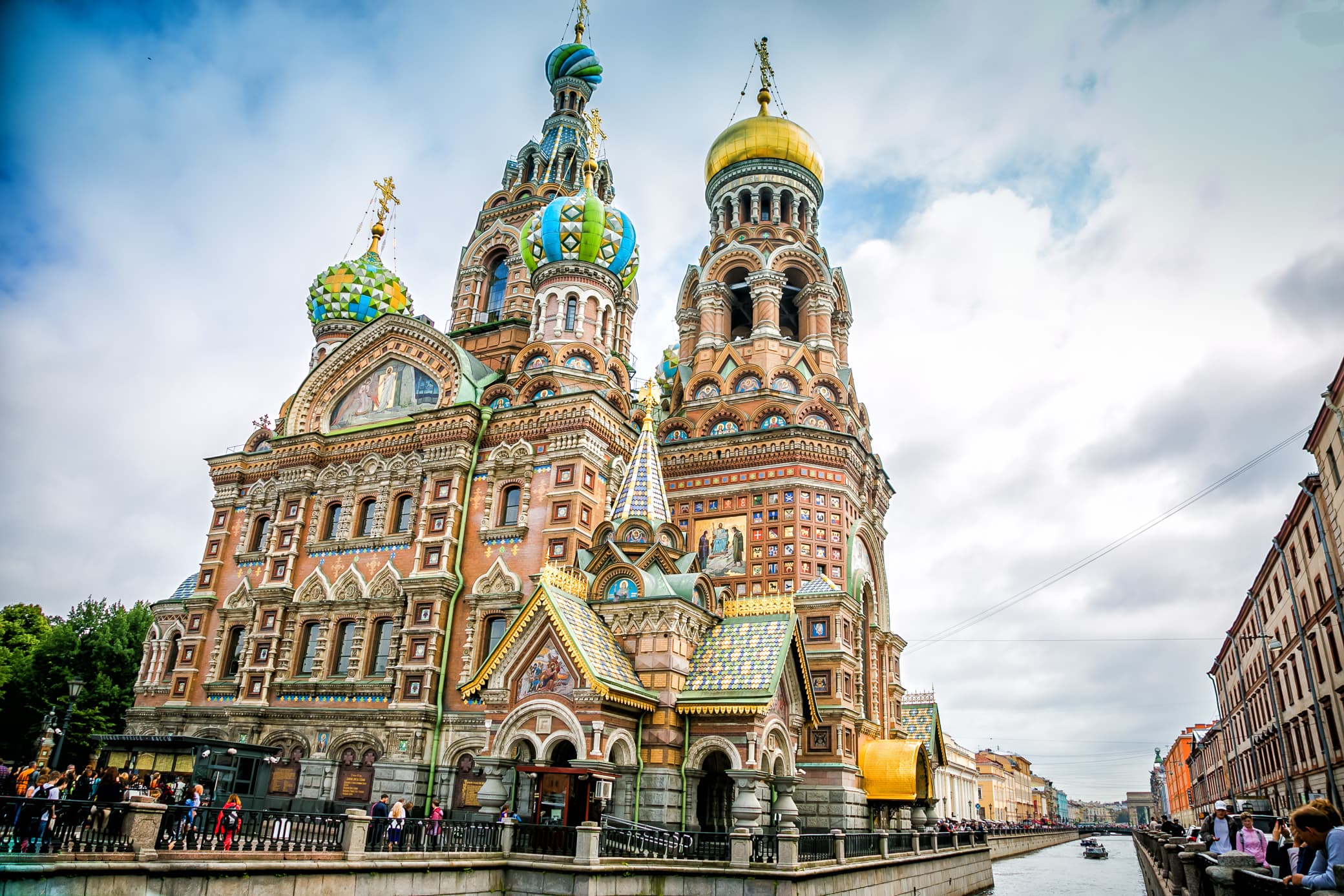 Church of Spilled Blood in St Petersburg, Russia