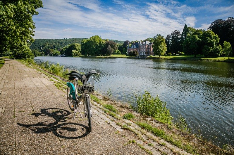 Biking from Namur to Dinant