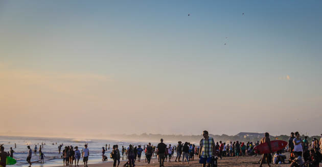 Kuta Sunset Bali Beach
