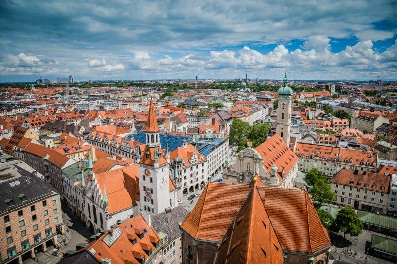 St Peters Church Tower Munich Germany