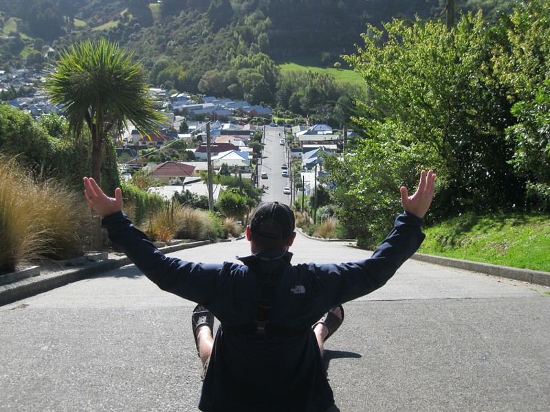 things to do in New Zealand - Baldwin Street Dunedin