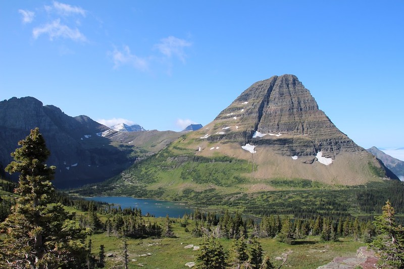 Hidden Lake landscape in Glacier National Park