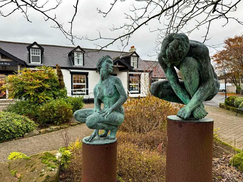 Statues at Gretna Green, Scotland