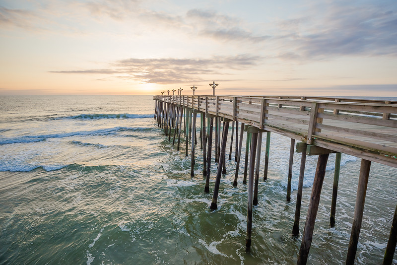 Sunrise at Kitty Hawk Pier, NC