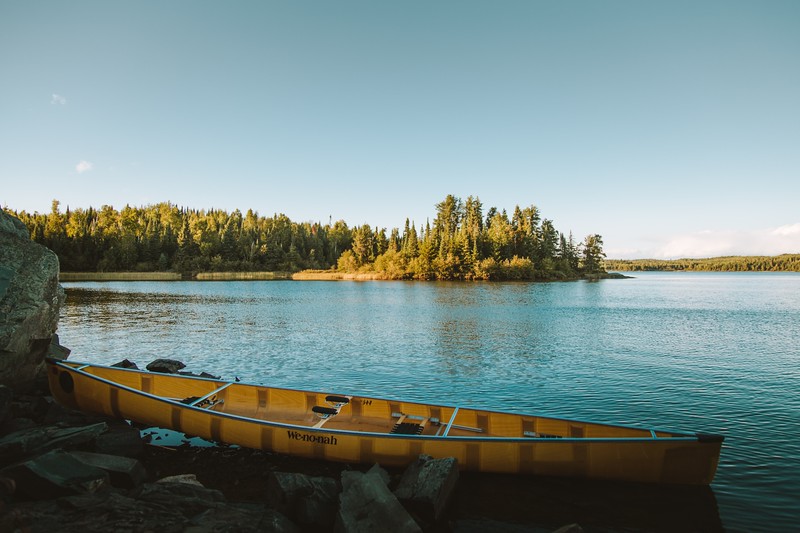 Early morning in the Voyageurs National Park.