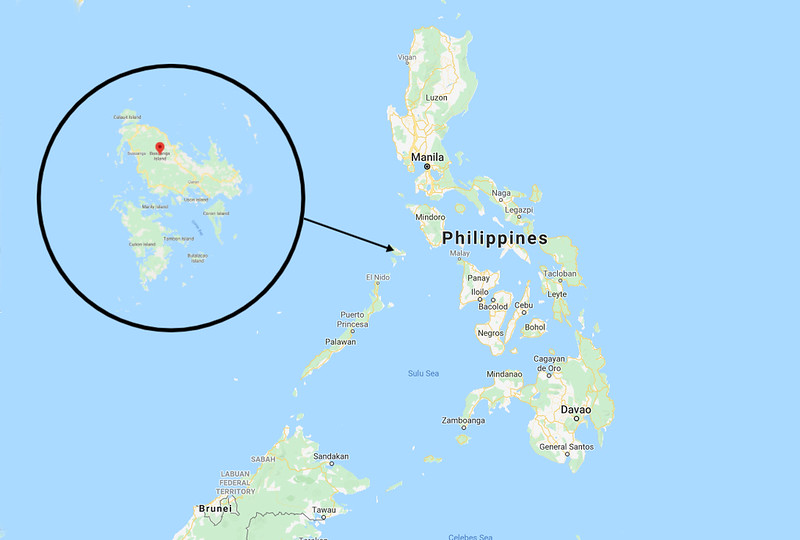 Busuanga Philippines Location Map