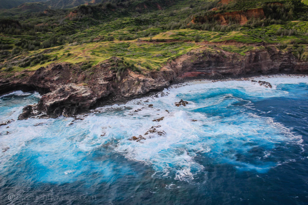 Things to do in Honolulu: Coastline view from a helicopter in Hawaii