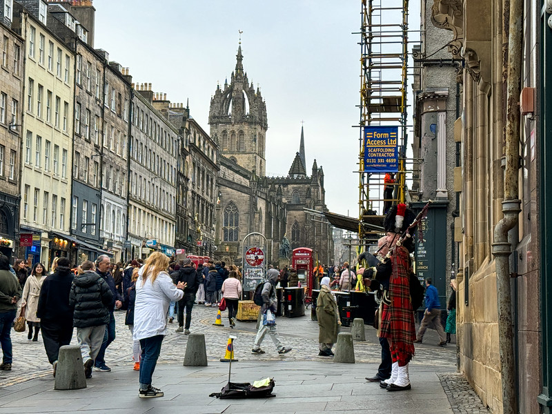 The Royal Mile in Edinburgh, Scotland