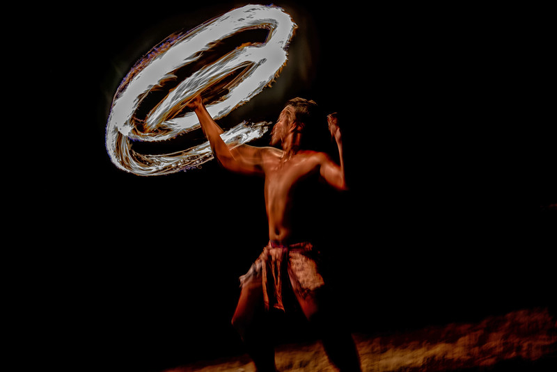 Fire Dancer at Maui Nui Luau