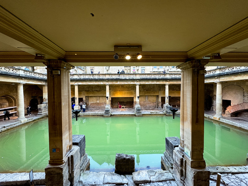 Roman baths in Bath, England