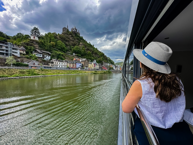 Lina Stock on a Moselle River cruise in Europe