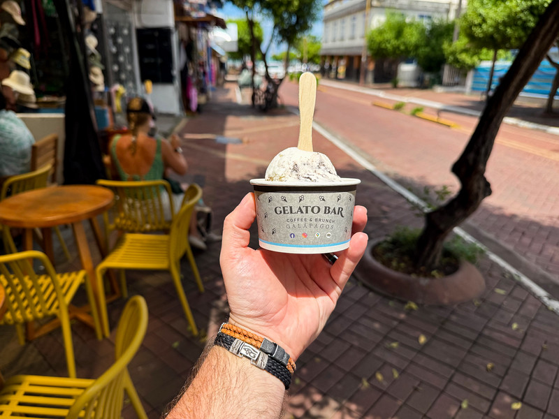 Gelato shop in Puerto Ayora, Santa Cruz, Galapagos Islands, Ecuador