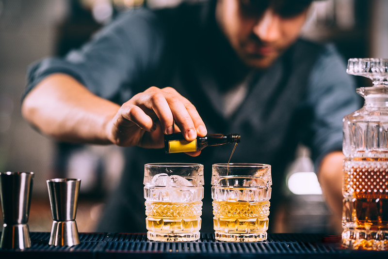 Local drinks at the Hali’imaile Distilling Company in Maui