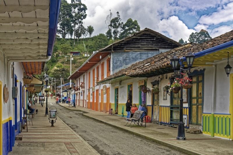 Salento Colombia streets
