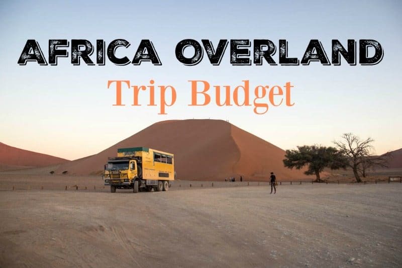 Africa overland trip budget